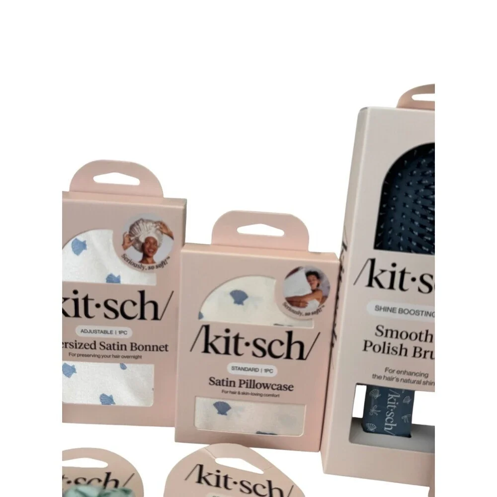 Lot of 21 Kitsch Hair Care Products Clips Satin pillowcase & More  All New NWT